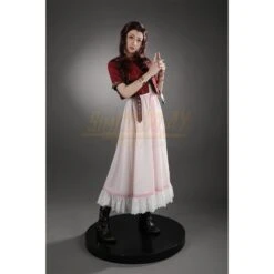Final Fantasy VII Rebirth Aerith Cosplay Costume Classic Red Coat -Simcosplay Outlet Store 5337x 0002 021a2276