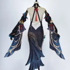 Genshin Impact 4.4 ShenHe Frostflower Dew Outfit Cosplay Costume -Simcosplay Outlet Store 5345 0023 dsc08714