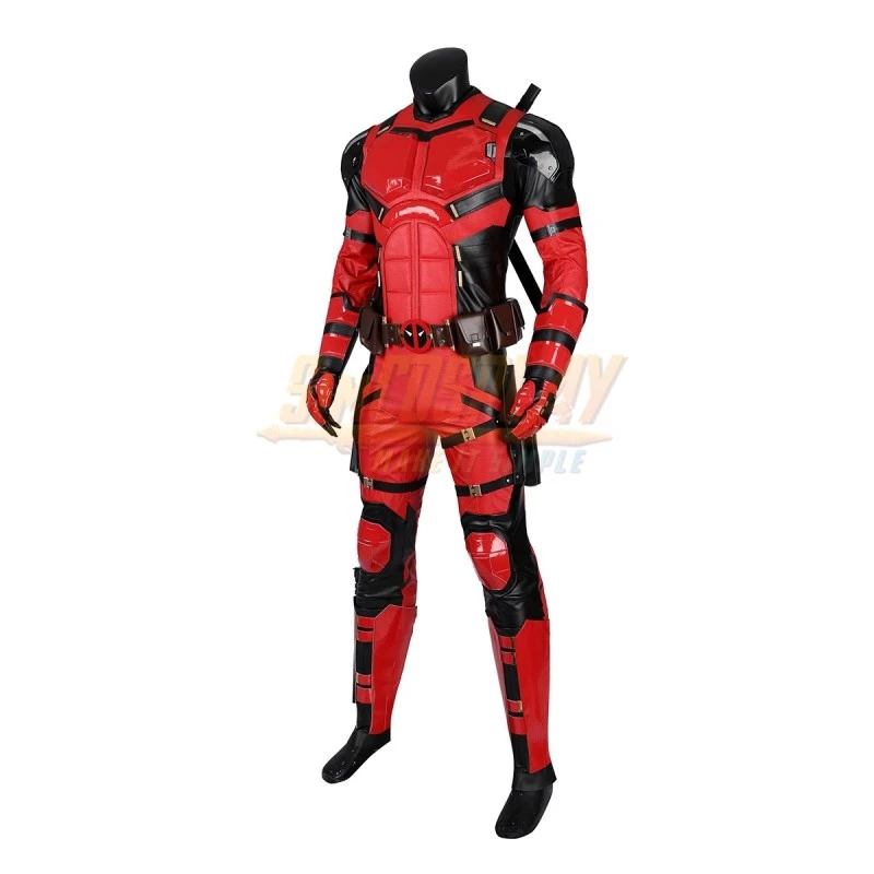 Deadpool & Wolverine Samurai Deadpool Cosplay Costume Top Level 4 Deadpool & Wolverine Samurai Deadpool Cosplay Costume Top Level - Image 4