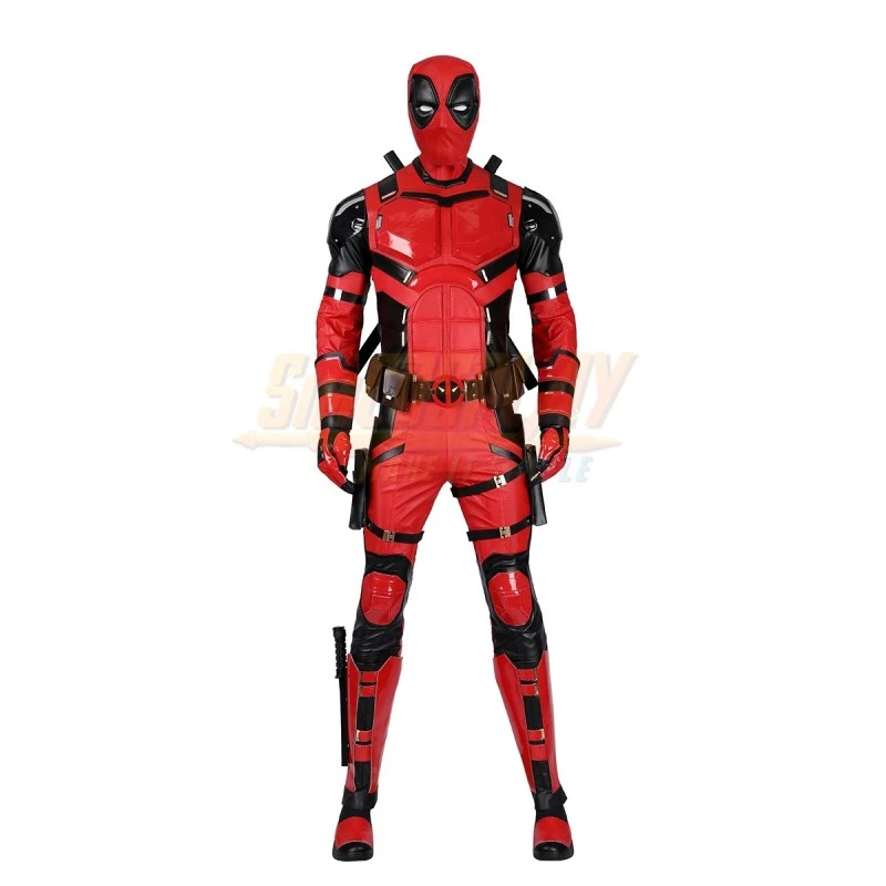 Deadpool & Wolverine Samurai Deadpool Cosplay Costume Top Level 2 Deadpool & Wolverine Samurai Deadpool Cosplay Costume Top Level - Image 2