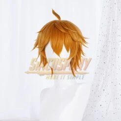 Genshin Impact Tartaglia Cosplay Wigs Top Level -Simcosplay Outlet Store 5 5 2 1