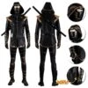 Avengers Endgame Clinton Barton Hawkeye Ronin Cosplay Costume Top Level