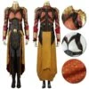 Avengers Endgame Okoye Wakanda General Cosplay Costume Top Level