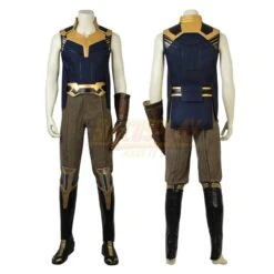 Avengers Thanos Cosplay Costume Sleeveless Uniform