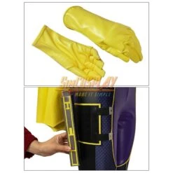 Knights Of Gotham Bat Girls Barbara Cosplay Costumes Purple Suit For Female Cosplay Ver.2 -Simcosplay Outlet Store batgirl cosplay costume mtj game edition 0005 a0019959