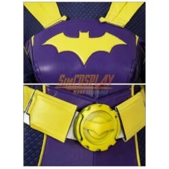Knights Of Gotham Bat Girls Barbara Cosplay Costumes Purple Suit For Female Cosplay Ver.2 -Simcosplay Outlet Store batgirl cosplay costume mtj game edition 0014 a0019941