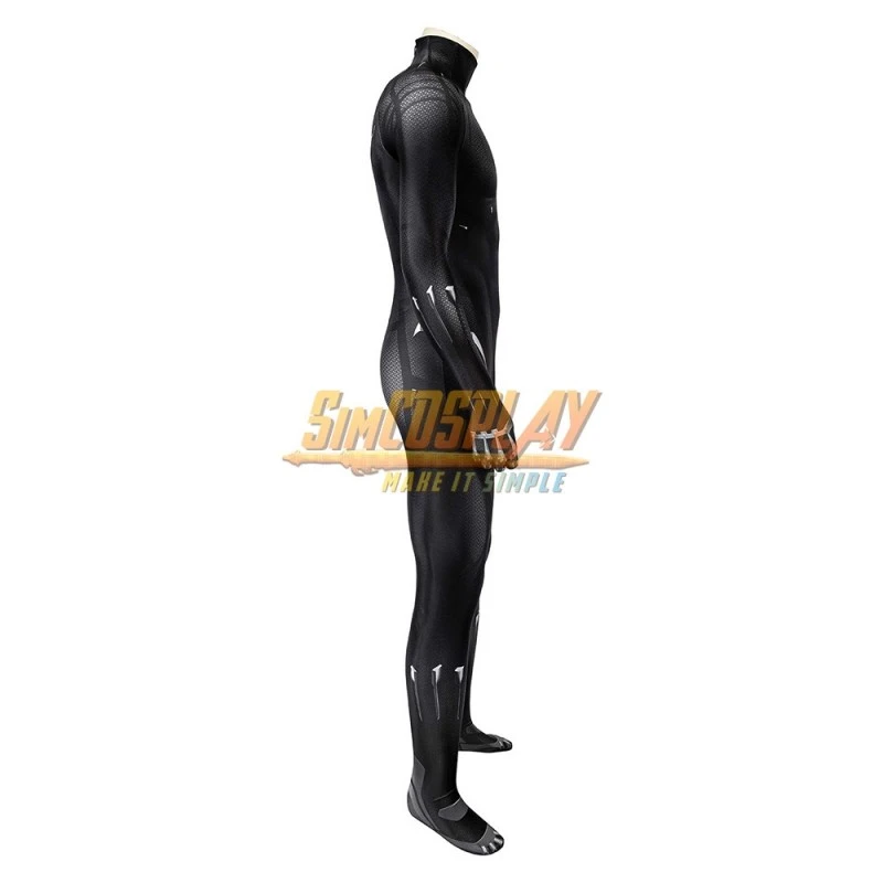 Black Panther Cosplay Suit T'challa Cosplay Costume 3D Printed Edition Top Level 2 Black Panther Cosplay Suit T'challa Cosplay Costume 3D Printed Edition Top Level - Image 2