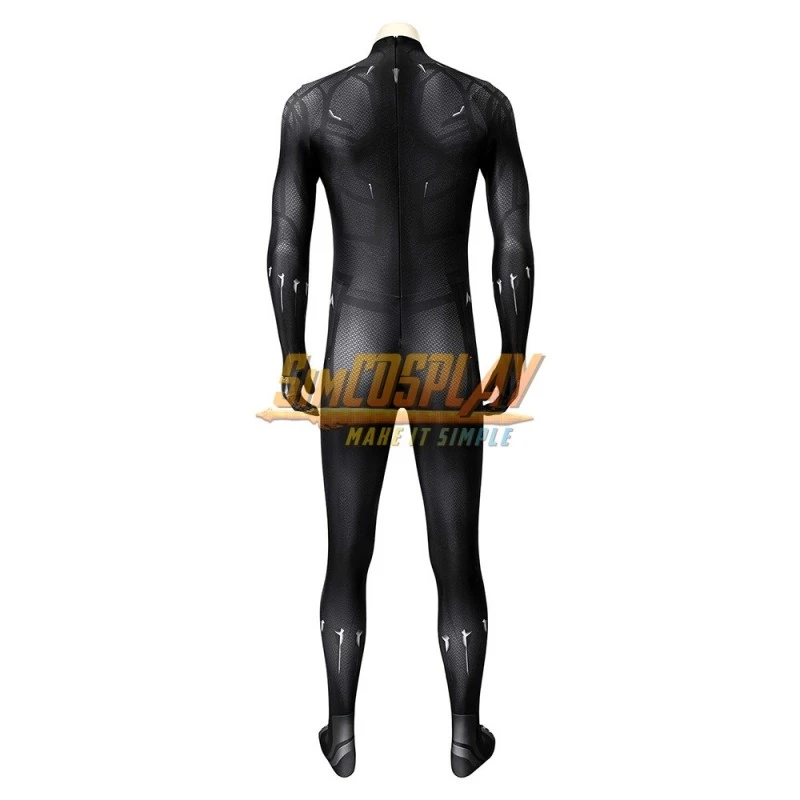 Black Panther Cosplay Suit T'challa Cosplay Costume 3D Printed Edition Top Level 4 Black Panther Cosplay Suit T'challa Cosplay Costume 3D Printed Edition Top Level - Image 4