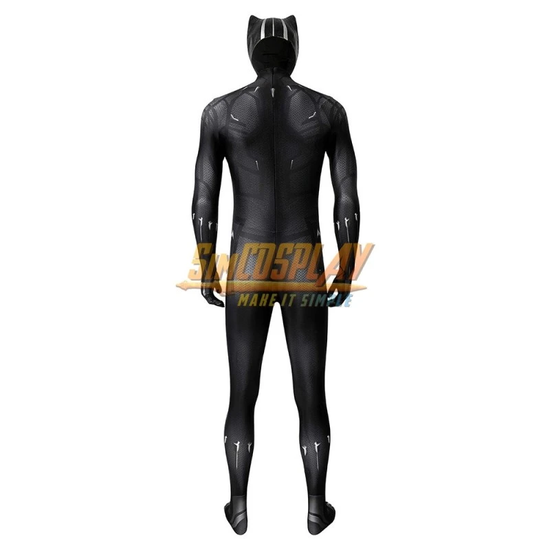 Black Panther Cosplay Suit T'challa Cosplay Costume 3D Printed Edition Top Level 6 Black Panther Cosplay Suit T'challa Cosplay Costume 3D Printed Edition Top Level - Image 6