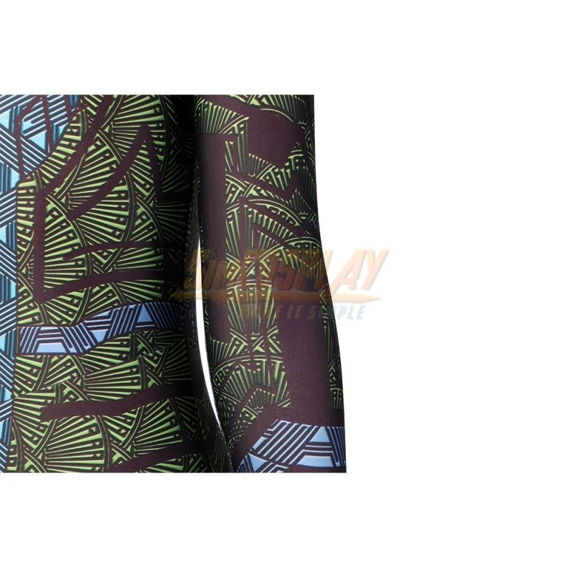 Black Panther Wakanda Forever Nakia Cosplay Suit Printed Edition - Image 12