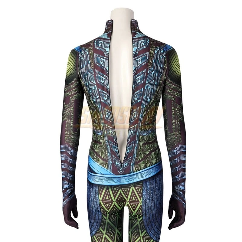 Black Panther Wakanda Forever Nakia Cosplay Suit Printed Edition - Image 7