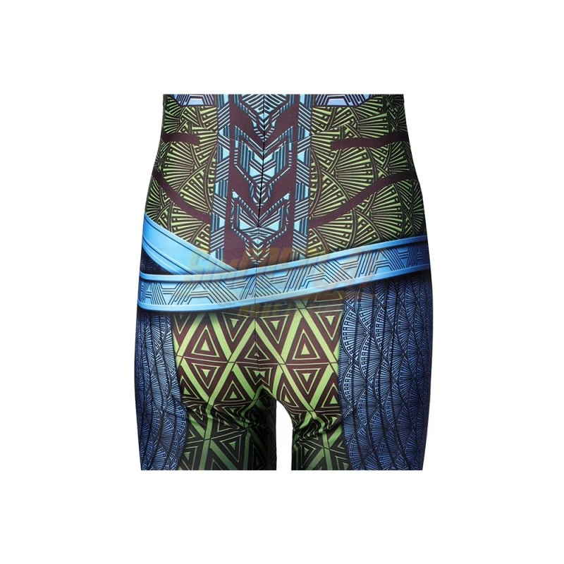 Black Panther Wakanda Forever Nakia Cosplay Suit Printed Edition - Image 8