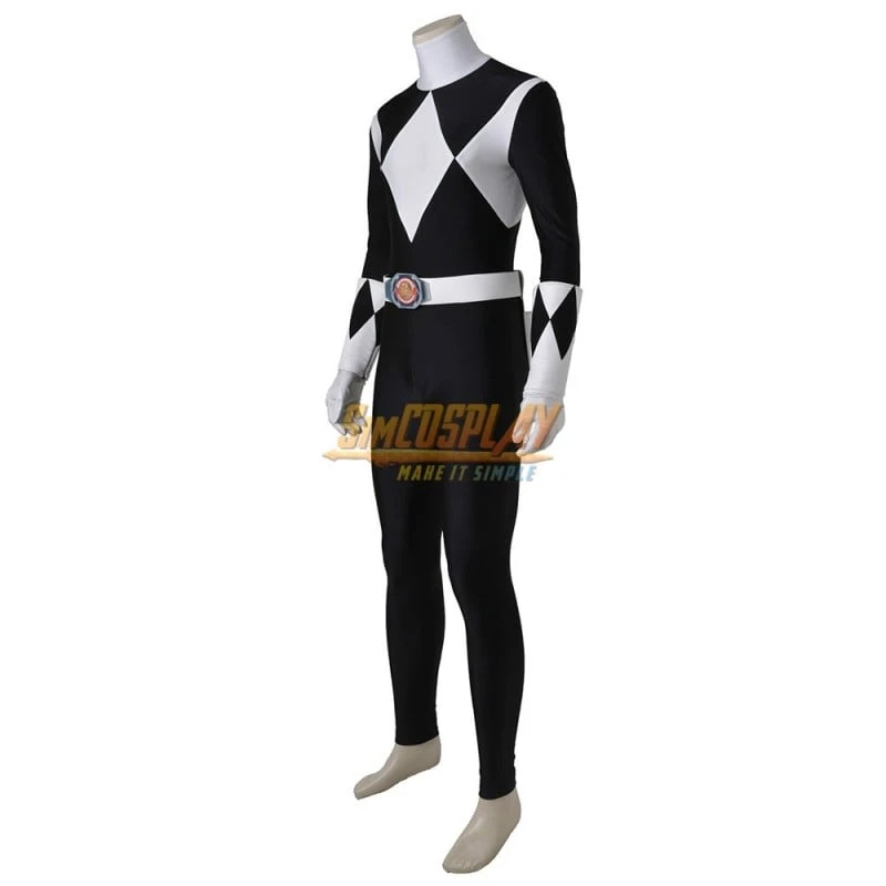 Black Ranger Costume Mighty Morphin Power Rangers Zachary Taylor Suit Top Level 2 Black Ranger Costume Mighty Morphin Power Rangers Zachary Taylor Suit Top Level - Image 2