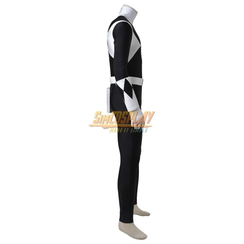 Black Ranger Costume Mighty Morphin Power Rangers Zachary Taylor Suit Top Level 3 Black Ranger Costume Mighty Morphin Power Rangers Zachary Taylor Suit Top Level - Image 3