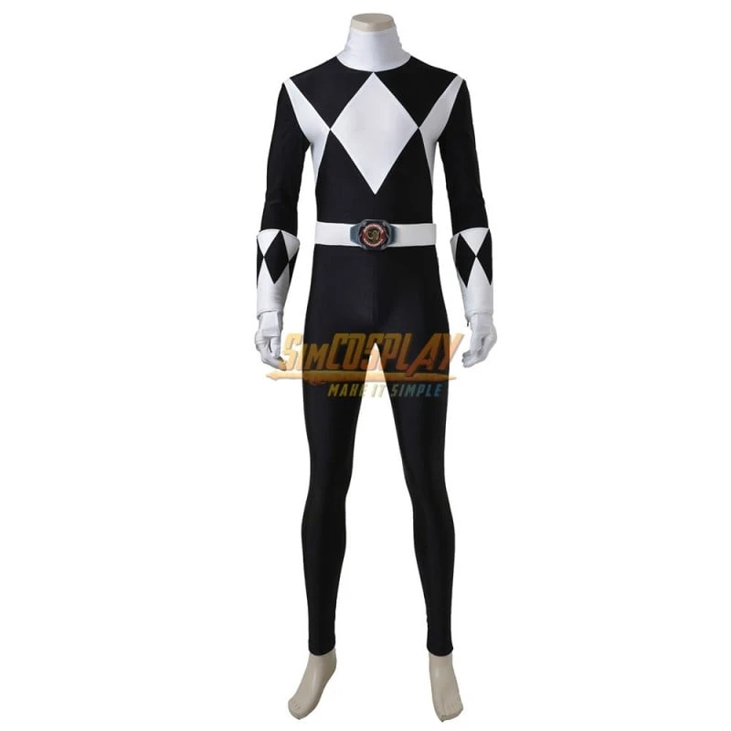 Black Ranger Costume Mighty Morphin Power Rangers Zachary Taylor Suit Top Level 5 Black Ranger Costume Mighty Morphin Power Rangers Zachary Taylor Suit Top Level - Image 5