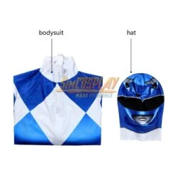 Kids Blue Ranger Cosplay Suit 3D Spandex Costume Halloween Gifts For Children -Simcosplay Outlet Store blue power rangers kids 0000 yingwen