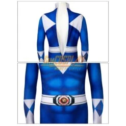 Kids Blue Ranger Cosplay Suit 3D Spandex Costume Halloween Gifts For Children -Simcosplay Outlet Store blue power rangers kids 0002 a0019266