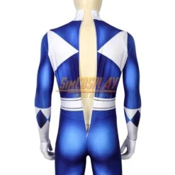 Blue Ranger Cosplay Suit Power Rangers Blue HQ Printed Spandex Costume -Simcosplay Outlet Store blue ranger cosplay suit 7