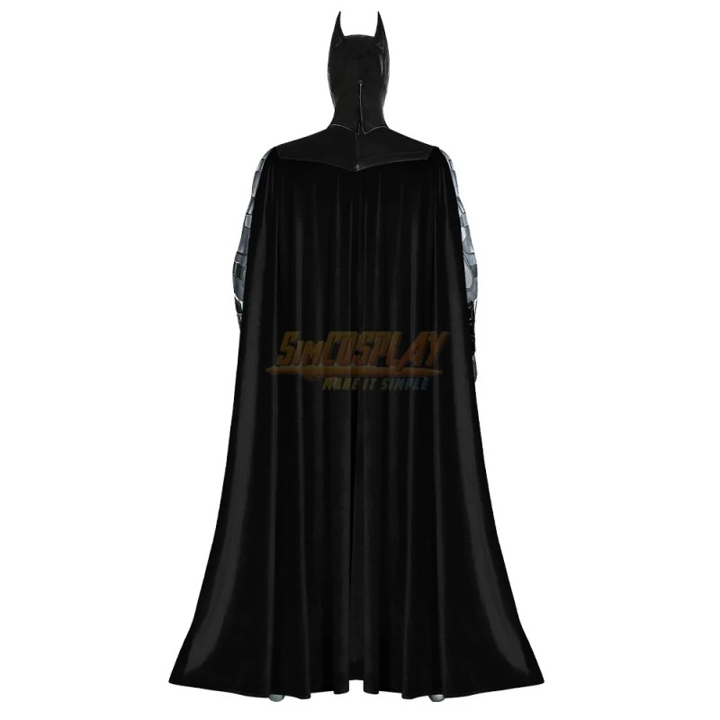 Bruce Wayne Ben Affleck Cosplay Costume Spandex HQ Printed Suit With Mask 4 Bruce Wayne Ben Affleck Cosplay Costume Spandex HQ Printed Suit With Mask - Image 4
