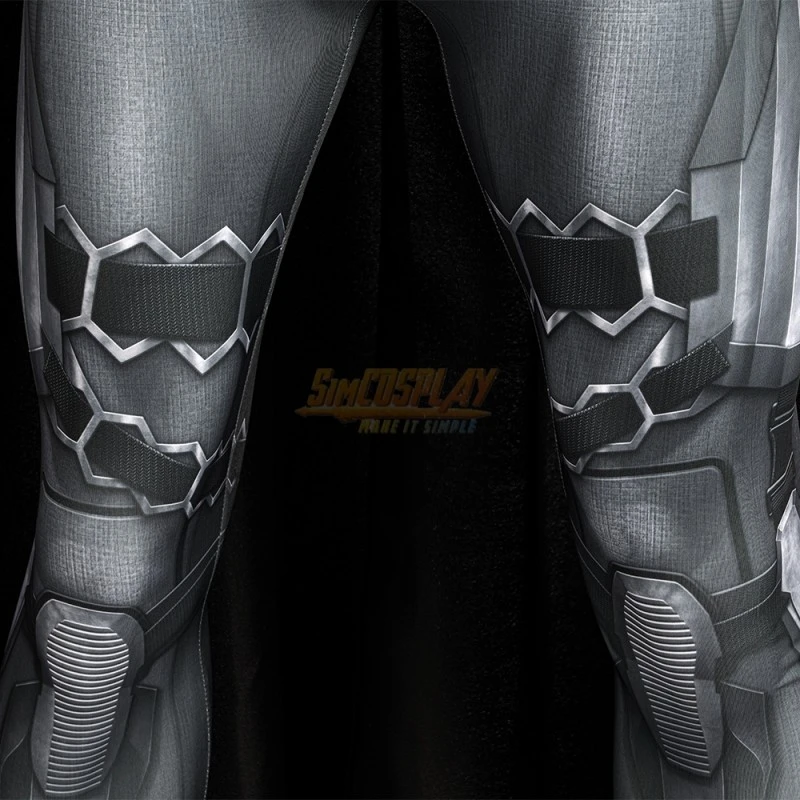 Bruce Wayne Ben Affleck Cosplay Costume Spandex HQ Printed Suit With Mask 9 Bruce Wayne Ben Affleck Cosplay Costume Spandex HQ Printed Suit With Mask - Image 9