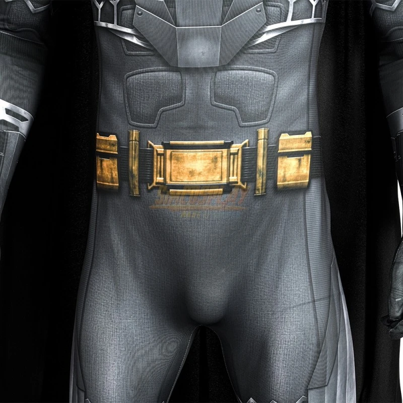 Bruce Wayne Ben Affleck Cosplay Costume Spandex HQ Printed Suit With Mask 10 Bruce Wayne Ben Affleck Cosplay Costume Spandex HQ Printed Suit With Mask - Image 10