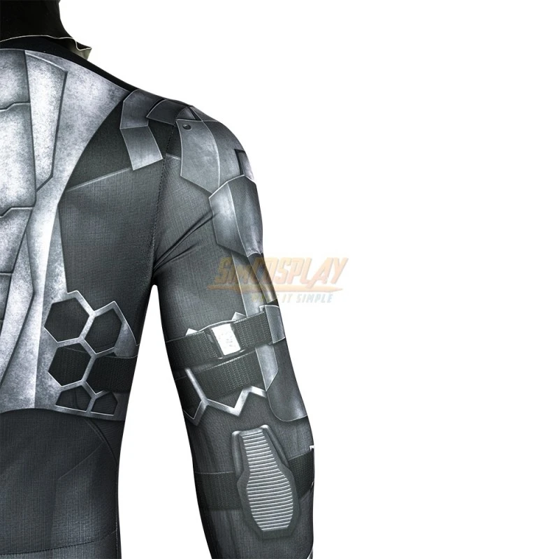 Bruce Wayne Ben Affleck Cosplay Costume Spandex HQ Printed Suit With Mask 20 Bruce Wayne Ben Affleck Cosplay Costume Spandex HQ Printed Suit With Mask - Image 20