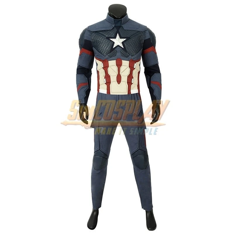 Captain America Steve Rogers Cosplay Costume Top Level 3 Captain America Steve Rogers Cosplay Costume Top Level - Image 3