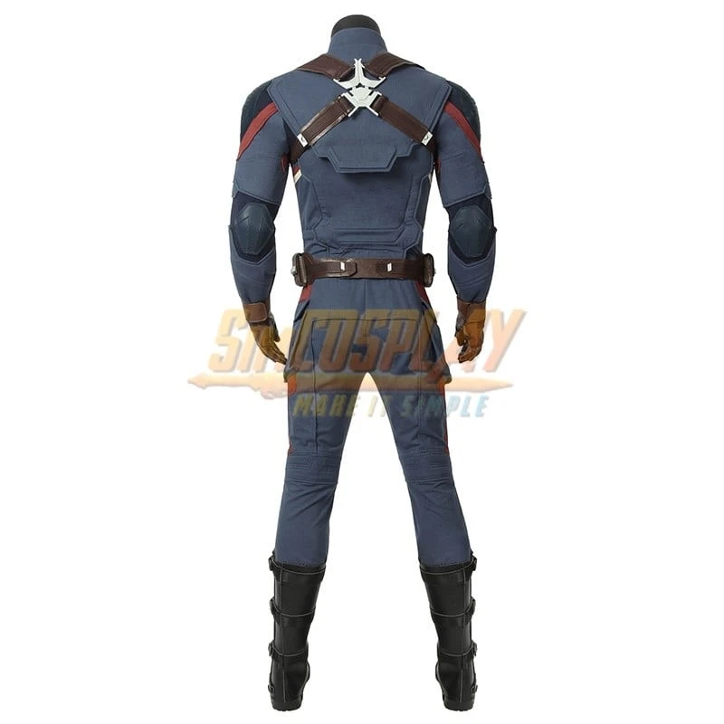 Captain America Steve Rogers Cosplay Costume Top Level 6 Captain America Steve Rogers Cosplay Costume Top Level - Image 6