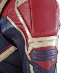 Captain Marvel Carol Danvers Cosplay Costume Red Version -Simcosplay Outlet Store captain marvel cosplay costume red version 18