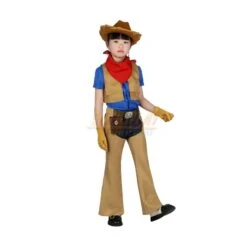 Girls Halloween Gifts Cowgirl Princess Peach Cosplay Costume -Simcosplay Outlet Store d071kid 0003 021a3088