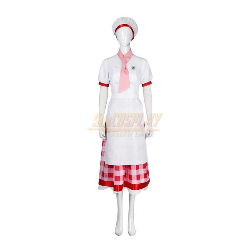 Girls Halloween Gift Patissiere Princess Peach Cosplay Costume 10 Girls Halloween Gift Patissiere Princess Peach Cosplay Costume - Image 10