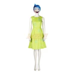 Girl's Inside Out 2 Joy Lemon Yellow Cosplay Skirt -Simcosplay Outlet Store d087 0005 1