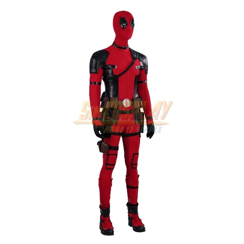 Deadpool 3 Cosplay Costume High Breathability Fabric Top Level 9 Deadpool 3 Cosplay Costume High Breathability Fabric Top Level - Image 9