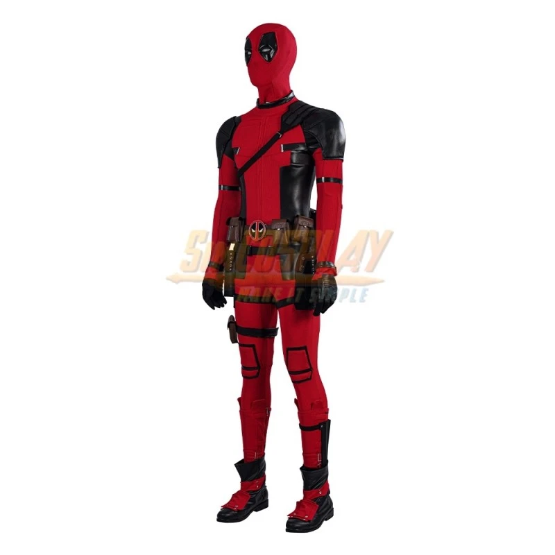 Deadpool 3 Cosplay Costume High Breathability Fabric Top Level 2 Deadpool 3 Cosplay Costume High Breathability Fabric Top Level - Image 2