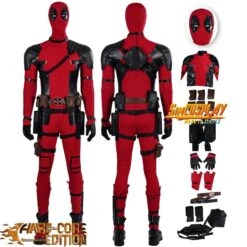 Deadpool 3 Cosplay Costume High Breathability Fabric Top Level