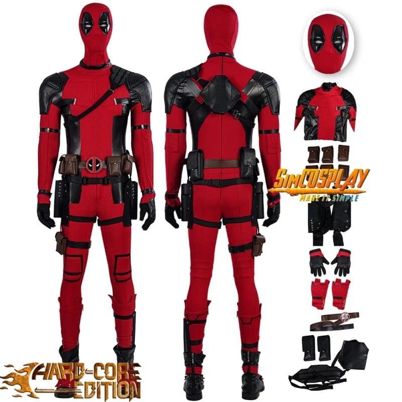 Deadpool 3 Cosplay Costume High Breathability Fabric Top Level 1 Deadpool 3 Cosplay Costume High Breathability Fabric Top Level