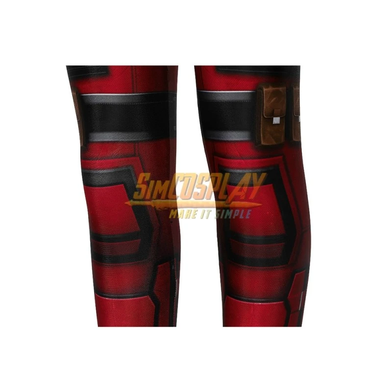 Kids Deadpool Cosplay Costume Deadpool 3D Printed Suit For Children Halloween 12 Kids Deadpool Cosplay Costume Deadpool 3D Printed Suit For Children Halloween - Image 12