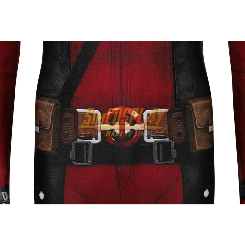 Kids Deadpool Cosplay Costume Deadpool 3D Printed Suit For Children Halloween 16 Kids Deadpool Cosplay Costume Deadpool 3D Printed Suit For Children Halloween - Image 16