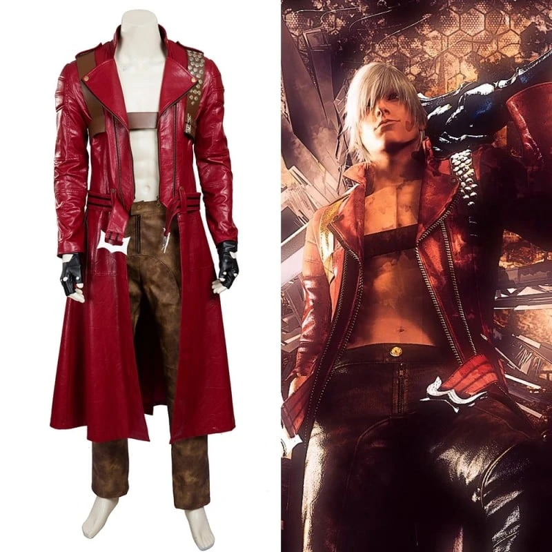 Devil May Cry Dante Cosplay Costumes Top Level 1 Devil May Cry Dante Cosplay Costumes Top Level