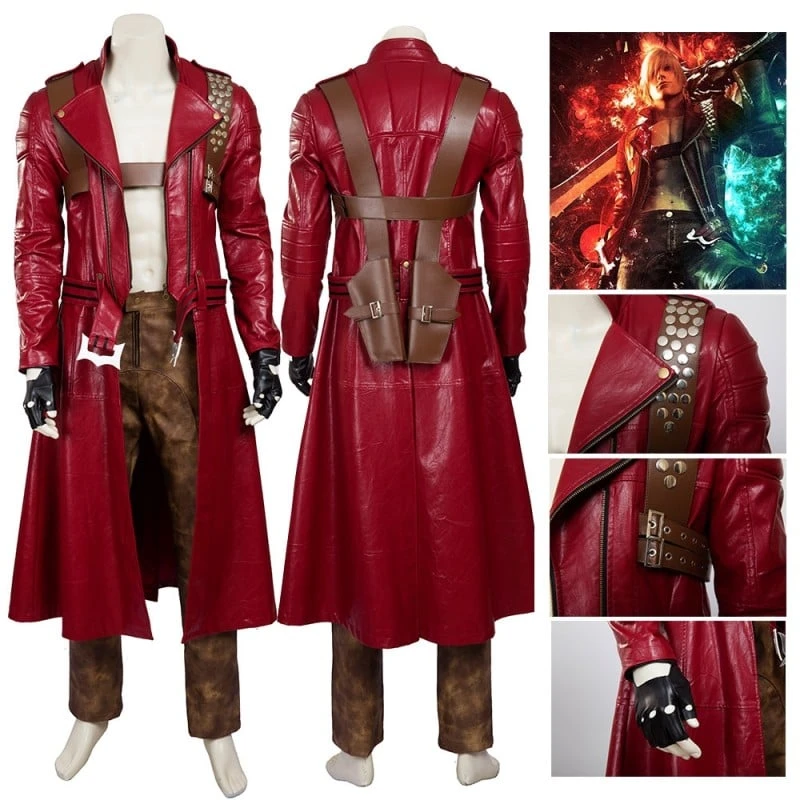Devil May Cry Dante Cosplay Costumes Top Level 2 Devil May Cry Dante Cosplay Costumes Top Level - Image 2