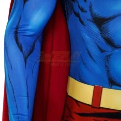 Superman Cosplay Costume Retro Manga Muscle Texture Print Version -Simcosplay Outlet Store dsc6914
