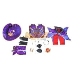 Genshin Impact Mona Cosplay Costume High Detailed Cosplay Suit -Simcosplay Outlet Store dy20135 4