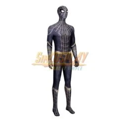 Spiderman No Way Home Black Gold Cosplay Costume Thick Fabric Edition -Simcosplay Outlet Store dy22005 7