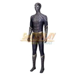 Spiderman No Way Home Black Gold Cosplay Costume Thick Fabric Edition -Simcosplay Outlet Store dy22005 8