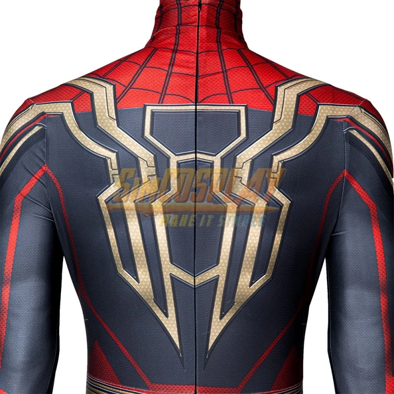 Spiderman No Way Home Cosplay Costume Iron Spider Edition 17 Spiderman No Way Home Cosplay Costume Iron Spider Edition - Image 17
