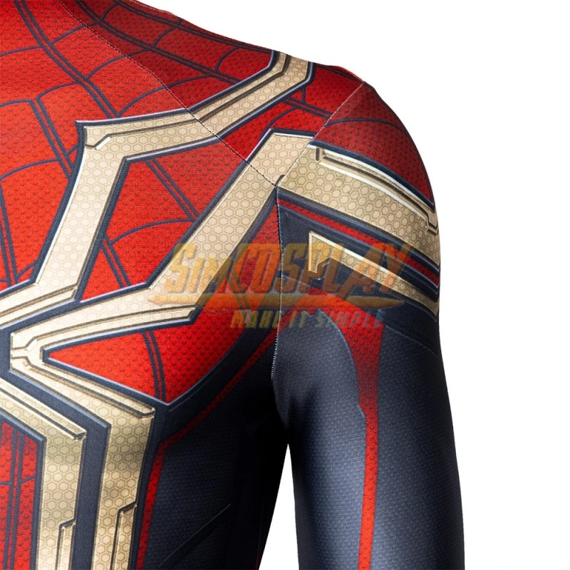 Spiderman No Way Home Cosplay Costume Iron Spider Edition 9 Spiderman No Way Home Cosplay Costume Iron Spider Edition - Image 9