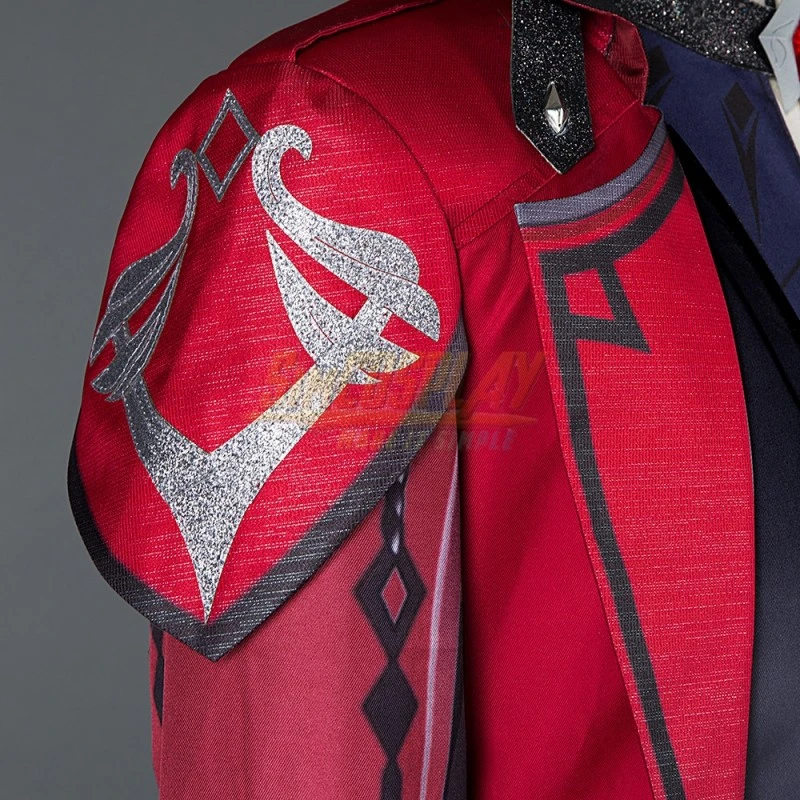 Red Dead Of Night Diluc Cosplay Costume Genshin Impact Suit 17 Red Dead Of Night Diluc Cosplay Costume Genshin Impact Suit - Image 17