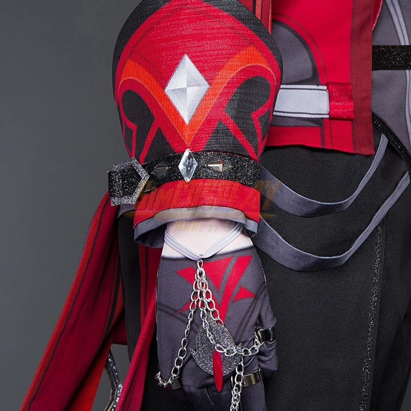 Red Dead Of Night Diluc Cosplay Costume Genshin Impact Suit 18 Red Dead Of Night Diluc Cosplay Costume Genshin Impact Suit - Image 18