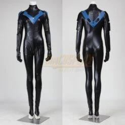 Female Nightwing Leather Cosplay Costume Nightwing Suit For Female