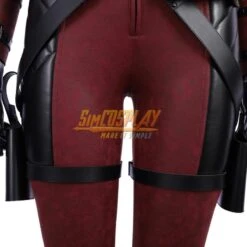 Female Lady Deadpool Cosplay Costume Suit Leather Deluxe Version -Simcosplay Outlet Store femaledeadpool14
